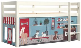 PINO PAT SEMI-INALT și perdea Pet Shop.