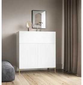 Dulap Lamellito L2  (alb + auriu). 1099058