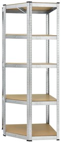 Juskys Raft de colt - 180x70x40-70 cm