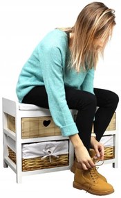 JAKS MICĂ COMODĂ CU BĂNCUȚĂ  - NATURAL - COU5064/N
