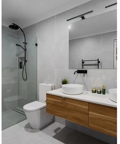 Aplică LED pentru oglindă de baie LED/5W/230V 4000K 30 cm IP44 negru