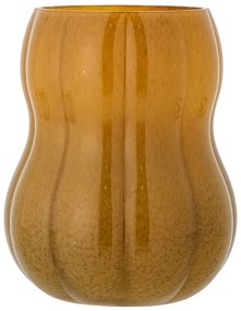 Vază maro din sticlă lucrată manual (înălțime 20 cm) Pumpkin – Bloomingville
