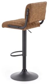 Scaun de bar 109x46 cm negru/maro