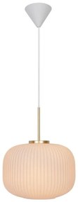Pendul design scandinav Milford 30 alb opal