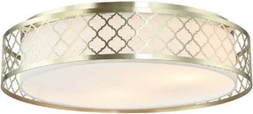 Plafoniera diametru 52cm, metal auriu satinat Cavalli