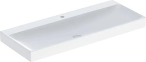 Lavoar pe mobilier Geberit One 120 cm alb lucios cu orificiu baterie