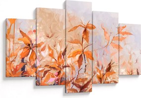 Tablou - Flori pictate (150x105 cm)