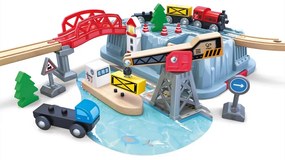 Set cale ferată Hape în cutie - Portul