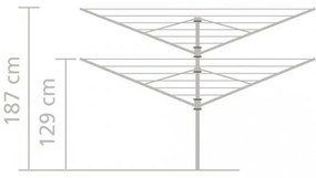 Uscător de rufe pentru grădină Lift-O-Matic 40m – Brabantia