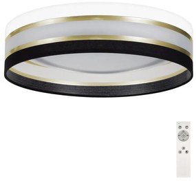 Plafonieră LED dimabilă SMART CORAL GOLD LED/24W/230V neagră/albă + telecomandă
