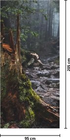Fototapet pentru ușă - În pădure (95x205cm)