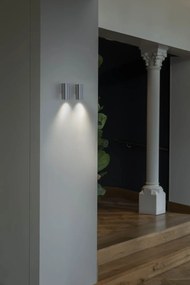 Aplica perete ambientala design modern STAN aluminiu/negru