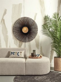 Aplica de perete eco din bambus Kalimantan 87cm nat/bl