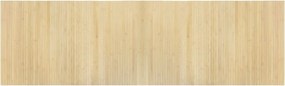 vidaXL Covor dreptunghiular, natural deschis, 60x200 cm, bambus