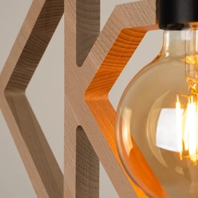 Lustră pe cablu Sollux SL.1757 CARO 1xE27/15W/230V fag