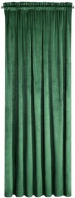 Draperie de culoare verde cu bandă 140 x 300 cm
