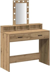 vidaXL Masă de Machiaj cu sertar Maro 100 x 41 x 140 cm Lemn compozit