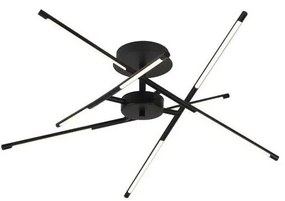 Lustră LED aplicată Rabalux 71338 HENLI2 LED/40W/230V 3000K negru