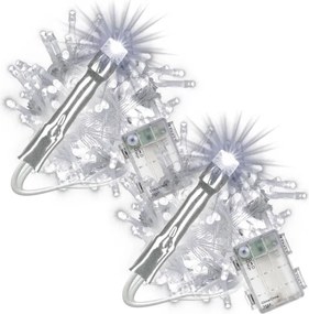 Set de lanțuri LED de Crăciun cu temporizator, 100 LED-uri,