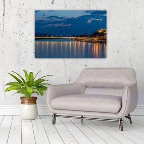 Tablou cu Bratislava și palat (90x60 cm)