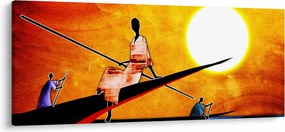 Tablou picturii epochale străveche (120x50 cm)