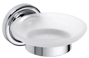 Suport pentru săpun argintiu 11x6,5 cm