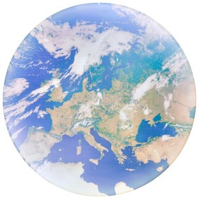 Plafonieră pentru copii albastră LED ø 37 cm Terra – Trio