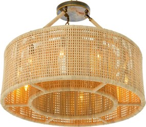 Candelabru LUX design natural Bernardi ratan