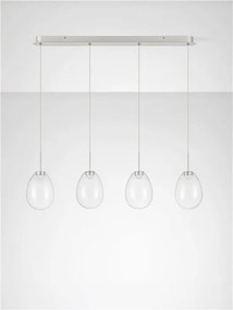 Lustra LED suspendata decorativa BRITA 4L