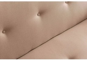 Canapea cu 2 locuri NARA, crem/bej