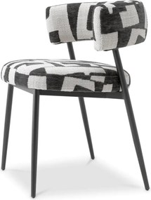 Scaun dining design LUX Folsom, Brooklyn black