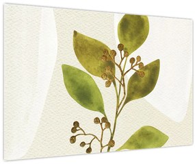 Tablou - Acuarelă ramură N⁰1 (90x60 cm)