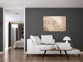 Tablou - Luna plină roz (90x60 cm)