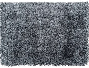 Covor alb negru ,fir lung-shaggy, NALIV 170X240 CM