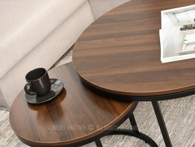 Măsuță de cafea Klara (nuc + negru). 1111630