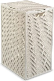 Coș de rufe crem din plastic reciclat 60 l Kaya – Curver