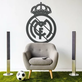 DUBLEZ | Tablou Real Madrid din lemn