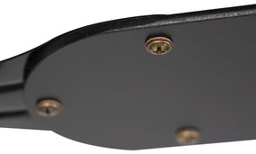 Ventilator de plafon negru cu telecomandă - Fanattic