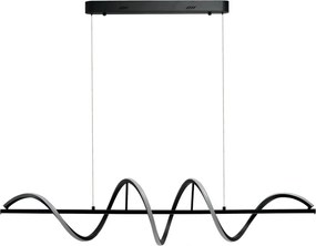 Lustra LED suspendata design modern MEMPHIS negru 3-STEP DIMM