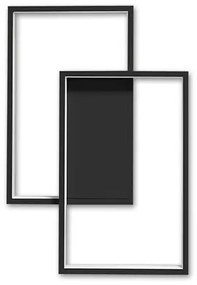 Plafonieră LED dimabilă 45W/230V 3000-6500K, negru, cu telecomandă