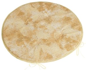 Bellatex Perna Adéla rotundă netedă Piele de șarpemaro, 40 x 40 cm