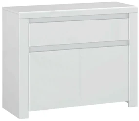 Comodă Lafer 2D1S (luciu alb). 1034086