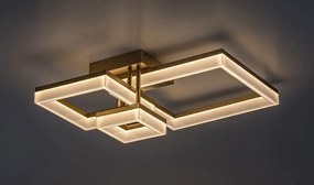 Plafoniera LED design geometric Amilia auriu