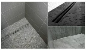 Set rigola pentru dus plus capac 70 cm Rea Neo Slim Pro Inox