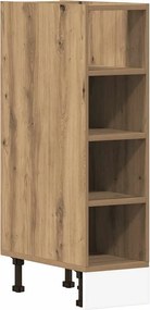 vidaXL Dulap inferior "Riga" stejar artizanal,20x44,5x81,5 cm