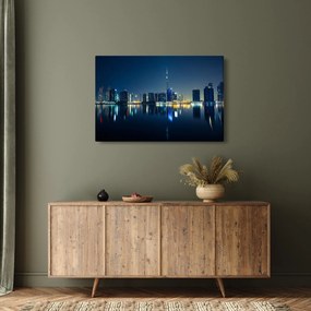 Tablou cu orașul nocturn (90x60 cm)