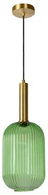 Lustră pe cablu MALOTO 1xE27/40W/230V d. 20 cm verde Lucide 45386/20/33