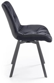 Scaun de bucaterie Ollie, negru
