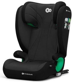 Scaun auto KINDERKRAFT JUNIOR FIX 2 (100-150 cm) Graphite black