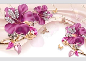 Fototapet. Rafinament Floral  Fucsia. Art.05234